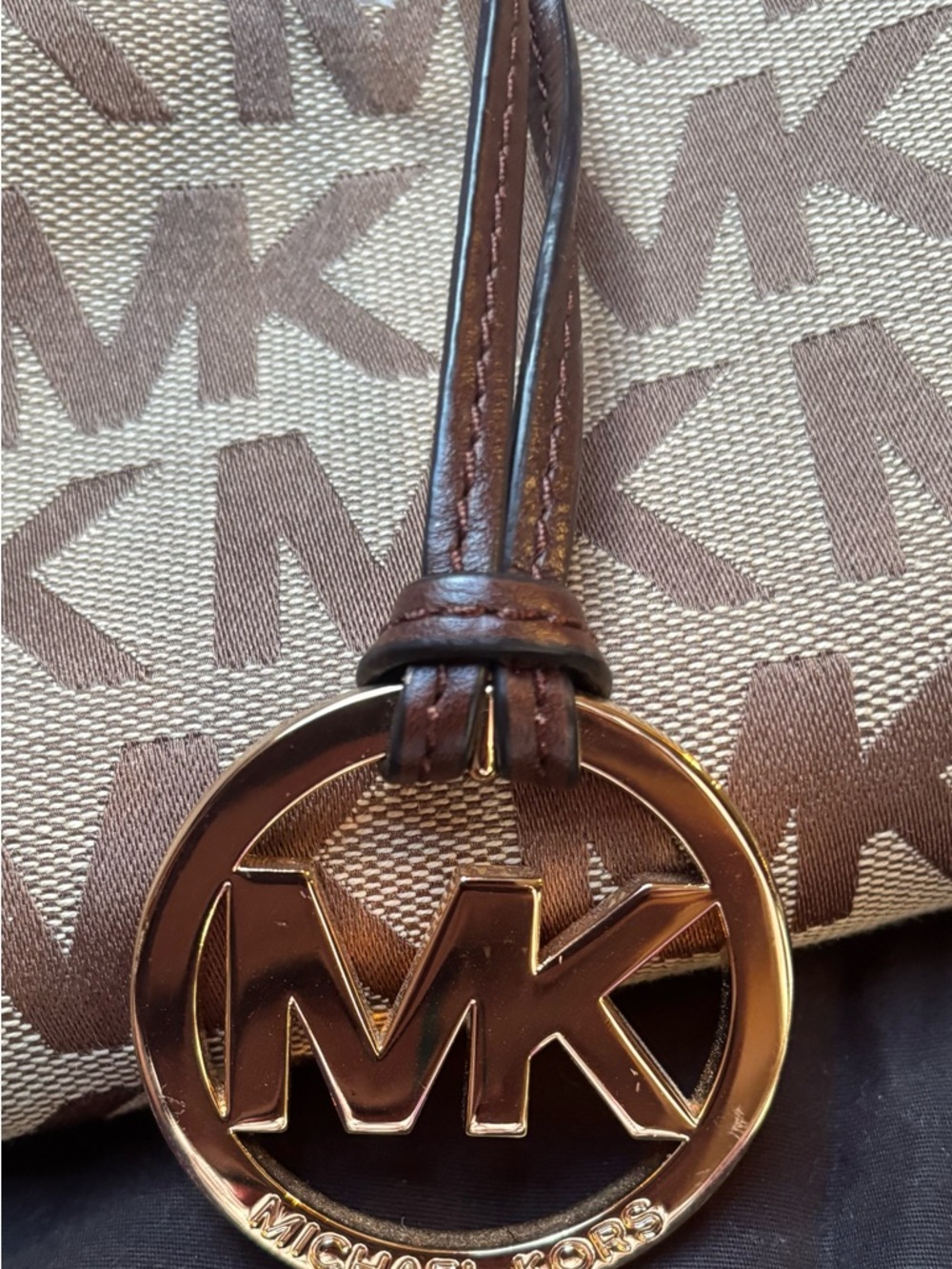 MICHAEL Michael Kors Jet Set Signature Jacquard North South Tote - Picture 6 of 6